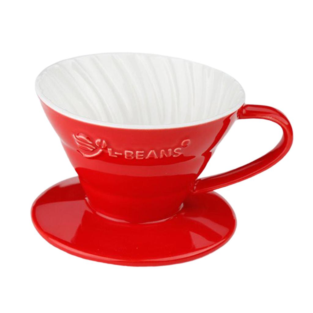 Coffee Equipment Pour Over - Filtro de Café de Cerámica Reutilizable,