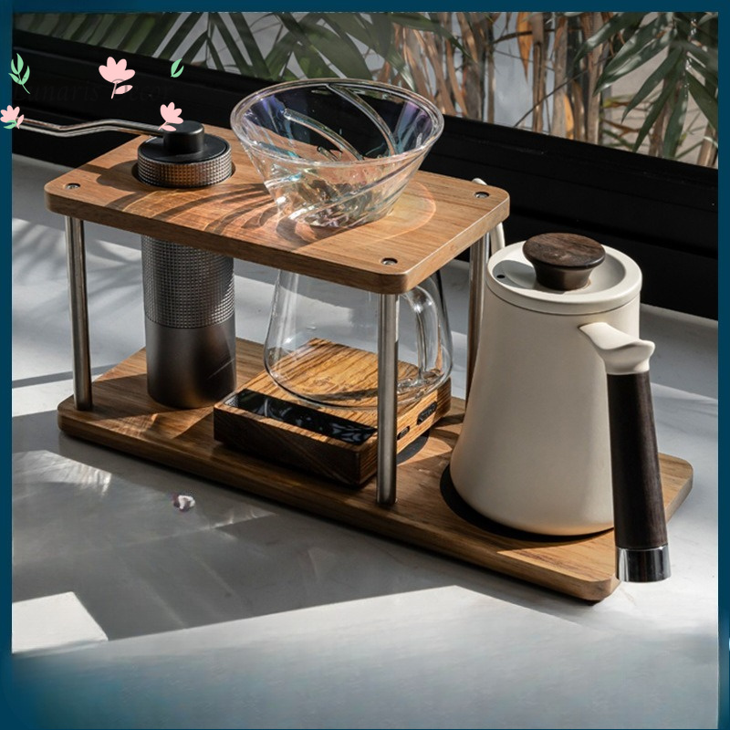 Soporte de madera maciza para  - Coffee Equipment Pour Over reseña y precio
